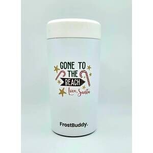 NEW FROST BUDDY holiday can coolers in gone to the beach
